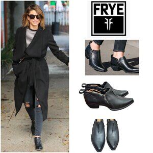 FRYE Sacha Moto Shootie Boots Size 11 B Black Women's Ankle Booties $325